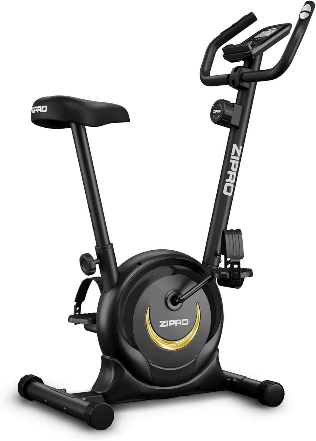 ZIPRO Bicicleta Estática para Adulto con Resistencia Magnética de 8 Niveles, Pantalla LCD, Soporte para Teléfono y Sillín Ajustable